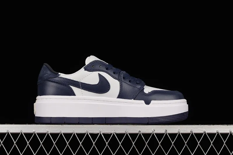 All categories Air Jordan Jordan series basketball shoes Air Jordan 1 Low Air Jordan 1 Elevate Low SE "Wolf Grey" Little AJ thick-soled retro basketball shoes DH7004-141